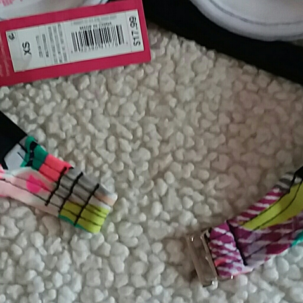 Floral Cut Out Strapless Bikini Top XS - Picture 4 of 5